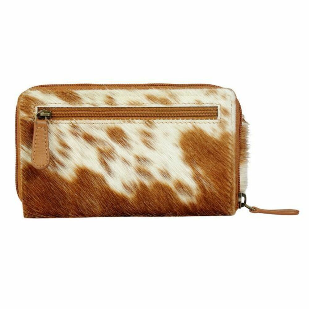 Myra Bag Handmade Concinnus  Wallet Leather & Hairon Canvas & Cowhide Leather - Picture 5 of 8